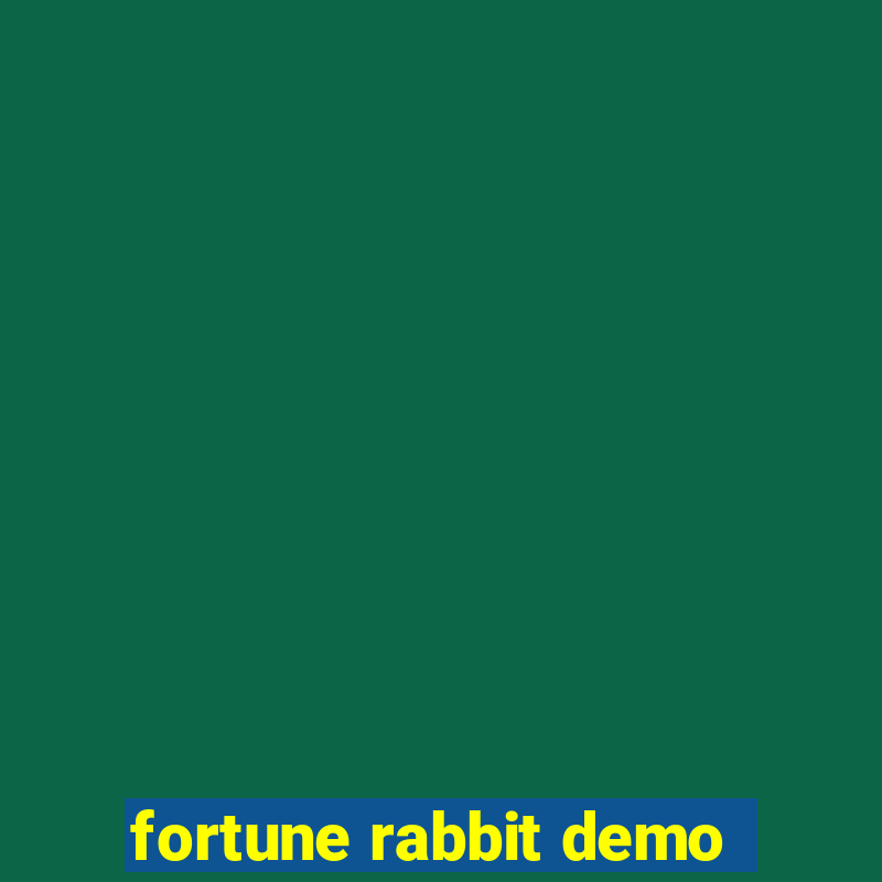 fortune rabbit demo