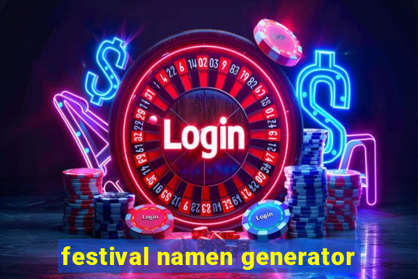 festival namen generator