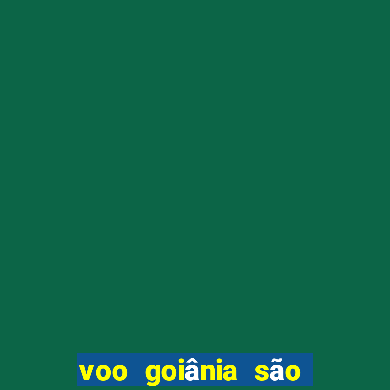 voo goiânia são paulo google