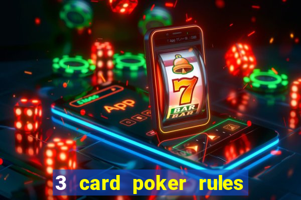 3 card poker rules in casino