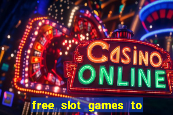 free slot games to win real money