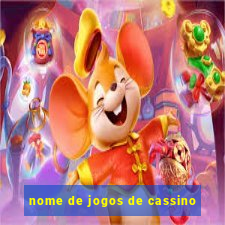 nome de jogos de cassino