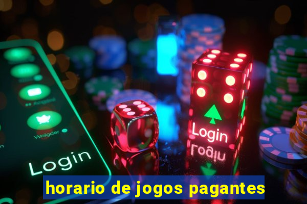 horario de jogos pagantes