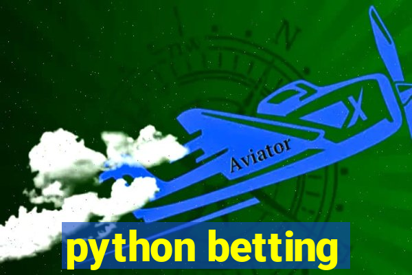 python betting