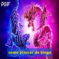 como brincar de bingo