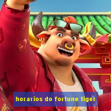 horarios do fortune tiger