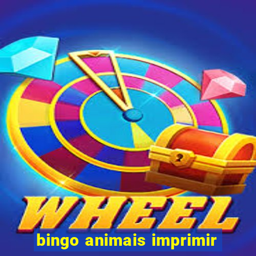 bingo animais imprimir