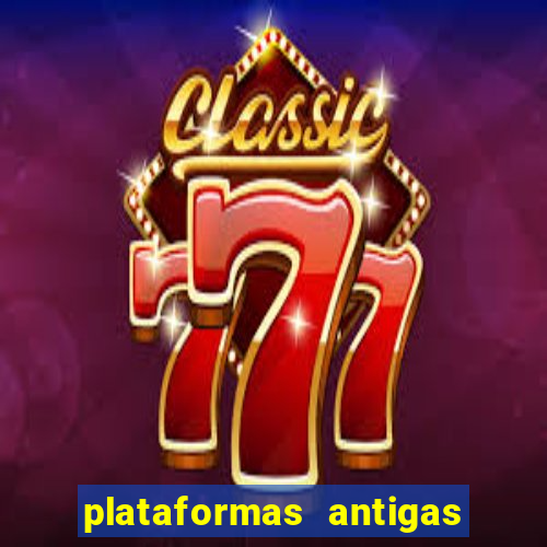 plataformas antigas de jogos