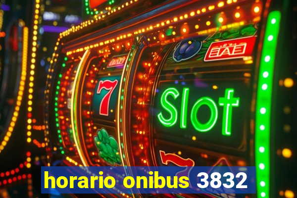 horario onibus 3832