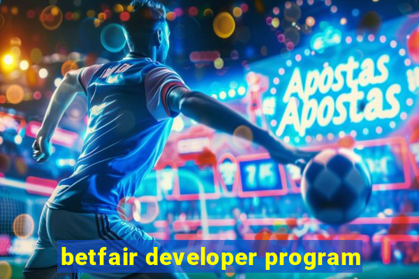 betfair developer program