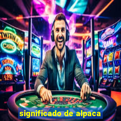 significado de alpaca