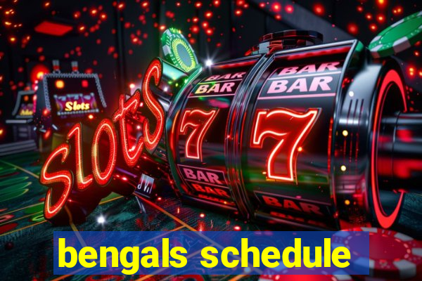 bengals schedule