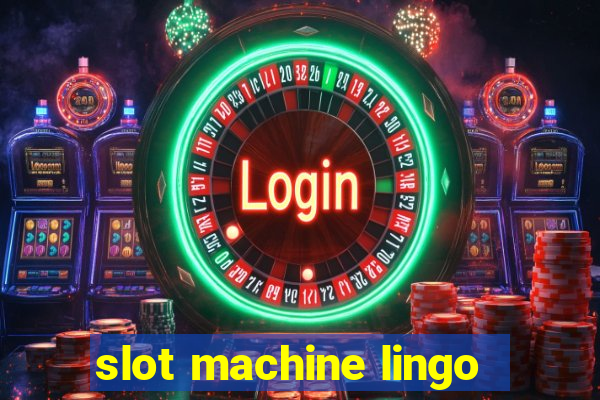 slot machine lingo