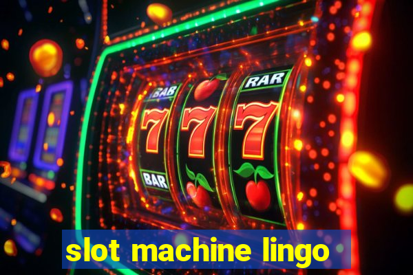 slot machine lingo