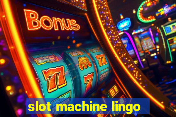 slot machine lingo