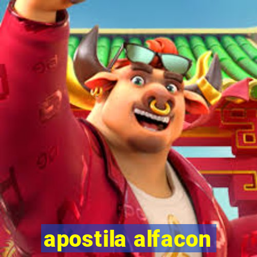 apostila alfacon