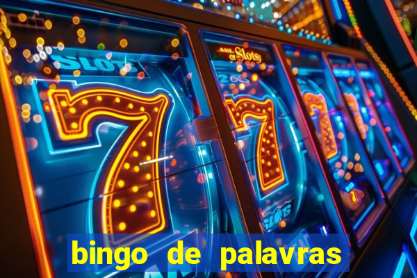 bingo de palavras cha de bebe