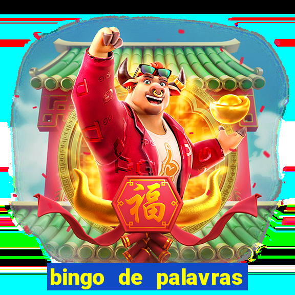 bingo de palavras cha de bebe