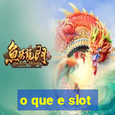 o que e slot