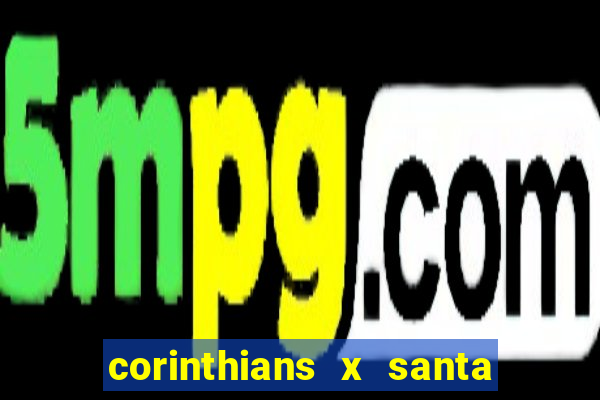 corinthians x santa cruz ao vivo hd