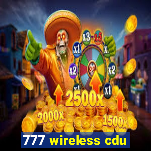 777 wireless cdu