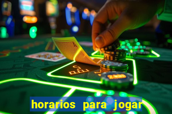 horarios para jogar fortune mouse