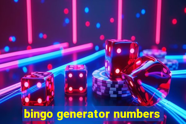 bingo generator numbers