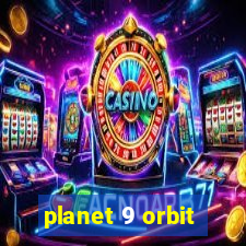 planet 9 orbit