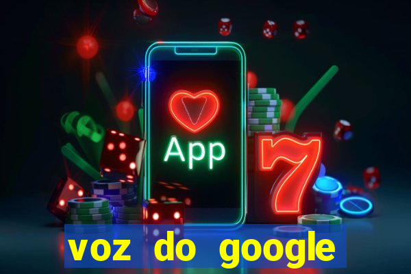 voz do google tradutor homem