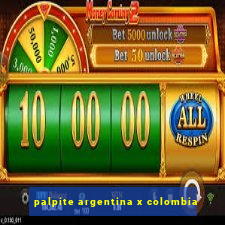 palpite argentina x colombia