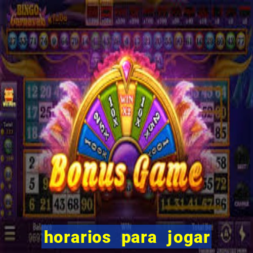 horarios para jogar fortune rabbit