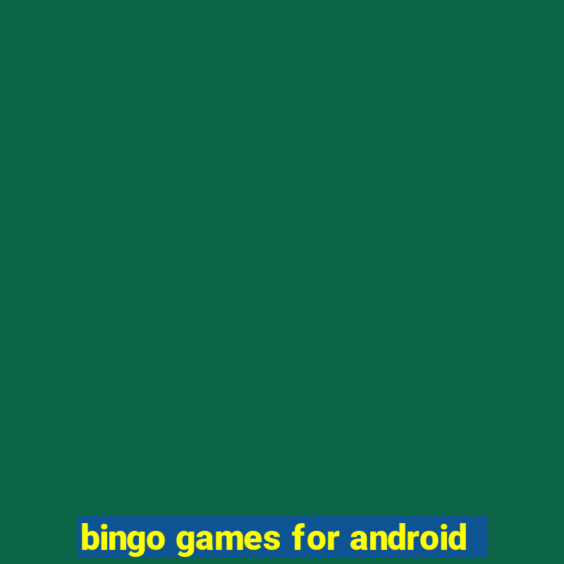 bingo games for android