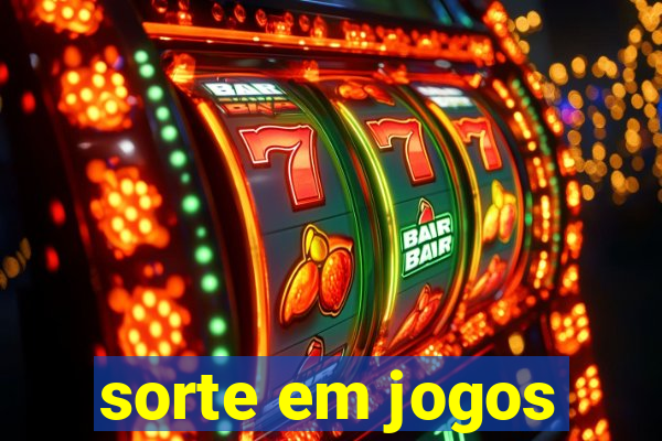 sorte em jogos