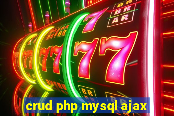 crud php mysql ajax