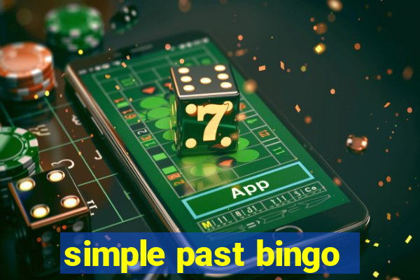 simple past bingo