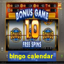 bingo calendar