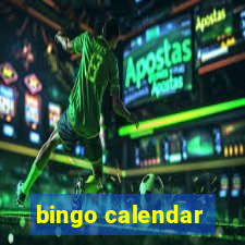 bingo calendar