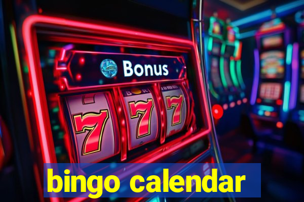 bingo calendar