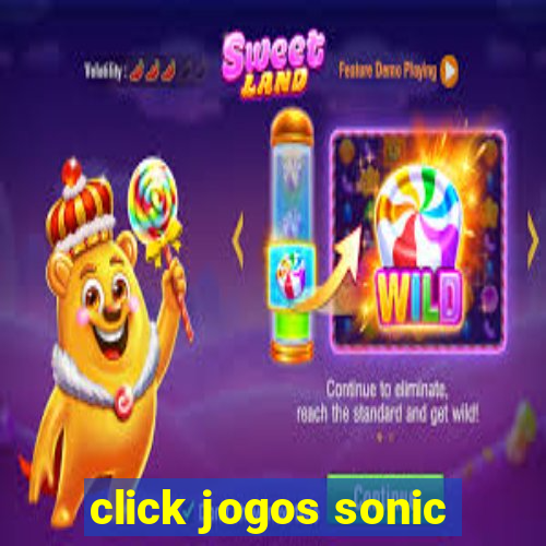 click jogos sonic