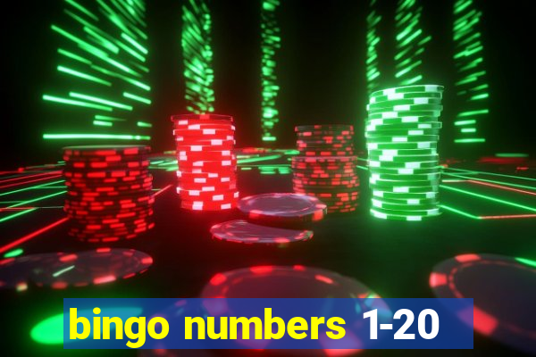 bingo numbers 1-20