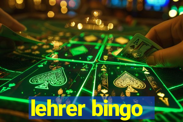 lehrer bingo