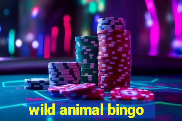 wild animal bingo