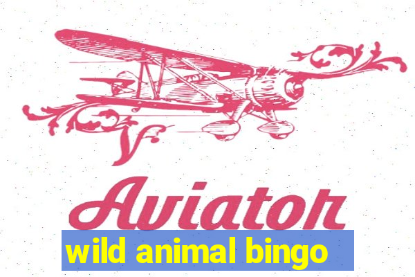 wild animal bingo