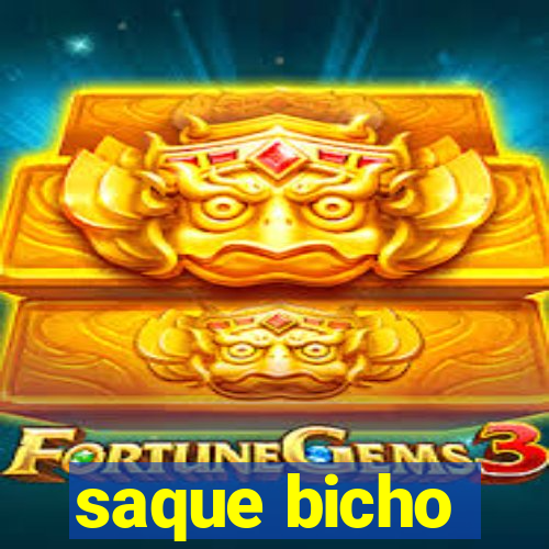 saque bicho