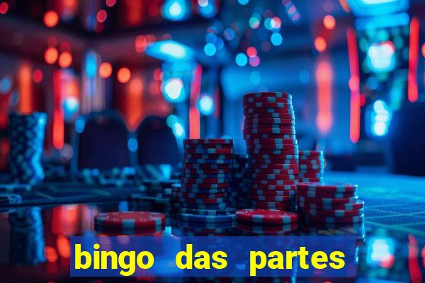 bingo das partes do corpo