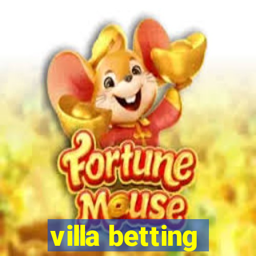 villa betting