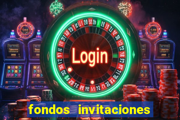 fondos invitaciones de bingo para editar