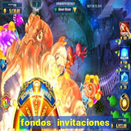 fondos invitaciones de bingo para editar