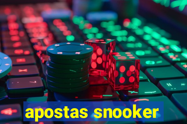 apostas snooker