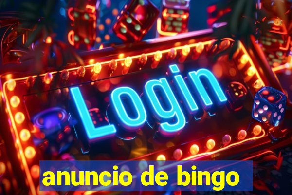 anuncio de bingo